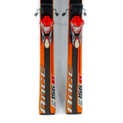 156cm Blizzard Magnesium World Cup GS Skis + Marker Comp 12 Bindings And Power Plate | USED 15 156cm Blizzard Magnesium World Cup GS Skis + Marker Comp 12 Bindings And Power Plate | USED -ELAN Shop 156 Bl Ma Gs M 12 5