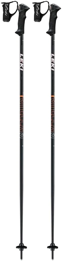 Leki Stella S Alpine Ski Poles - White/Black Or Black/Coral - DISCONTINUED -ELAN Shop 51feASb9AaL. AC SL1500