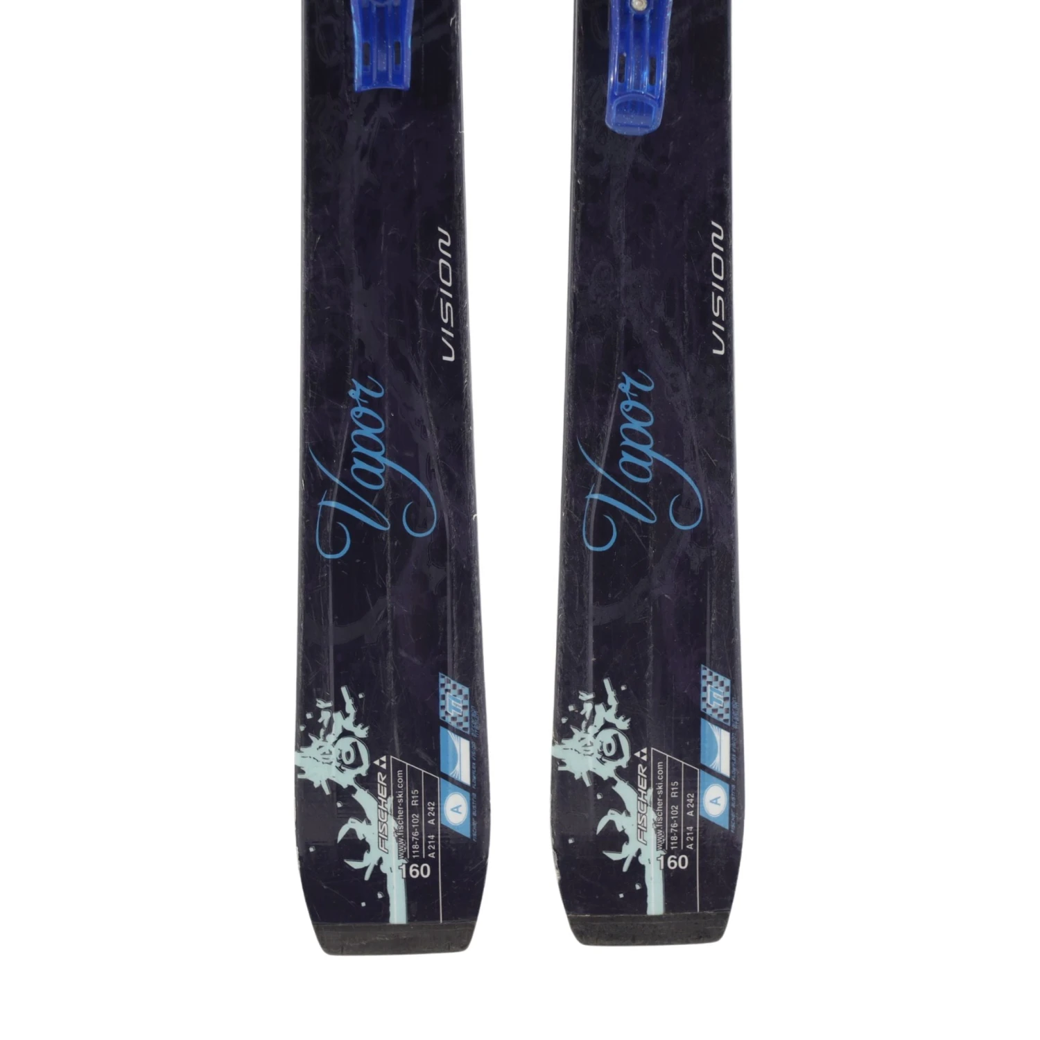 160cm Fischer Vision Vapor + Telemark Bindings- 2008-USED 7 160cm Fischer Vision Vapor + Telemark Bindings- 2008-USED - Image 5