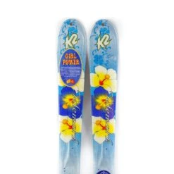 161cm K2 Shes Piste Tele Skis - Flat, Drilled Once - USED -ELAN Shop K2 Shes Piste 7