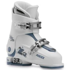 Roces IDEA Up Adjustable Youth Ski Boots | Size 19.0 - 22.0 MP -ELAN Shop RocesIDEAUp19.0 22.0 WhiteTeal