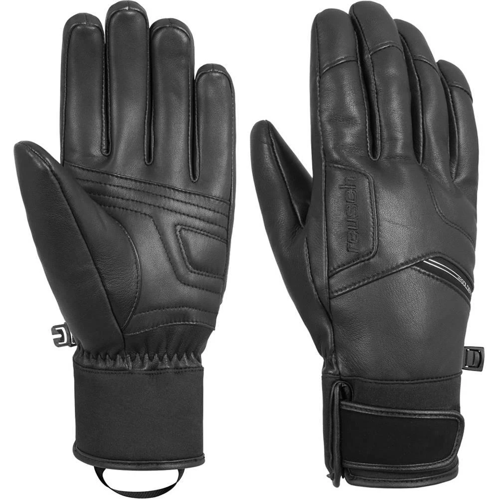 Reusch Golden Crest Leather Ski Gloves Sizes S-XL Unisex 3 Reusch Golden Crest Leather Ski Gloves Sizes S-XL Unisex